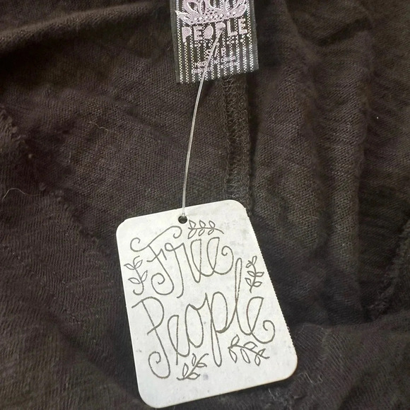 Free People Black Butterfly Top size Small - Picture 3 of 12
